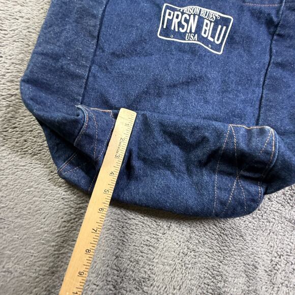 Prison Blues PRSN BLU Tote Bag Oregon Correctional Facilities USA Dark Wash - Picture 3 of 6